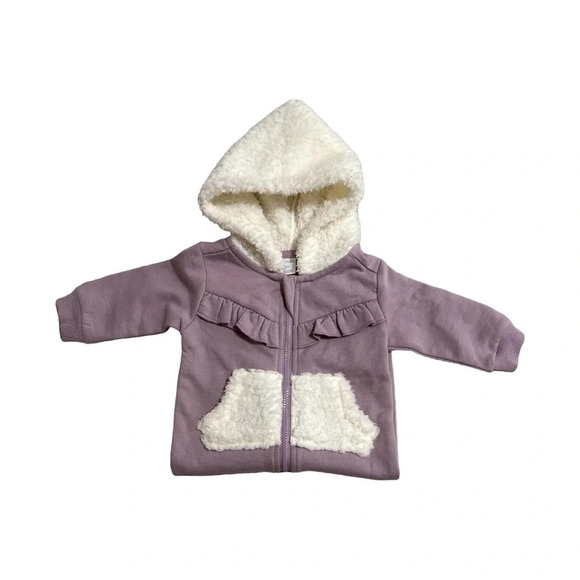 Petit Lem Romper - 3 months Fuzzy Hood - Picture 3 of 5